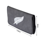 King Size New Zealand Fern Embroidered Tobacco Pouch