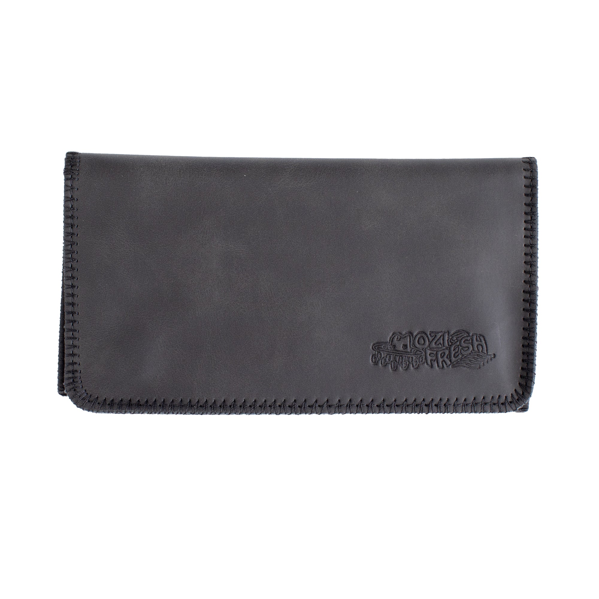 King Size Plain Black Tobacco Pouch