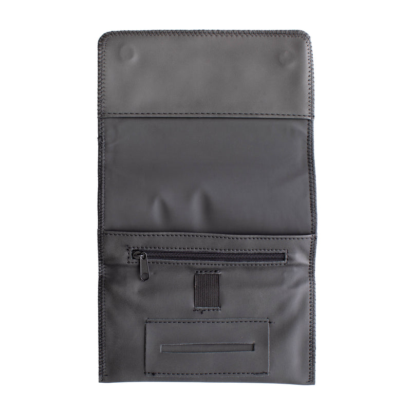King Size Plain Black Tobacco Pouch