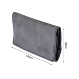 King Size Plain Black Tobacco Pouch