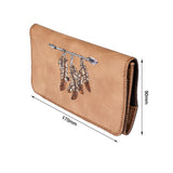 King Size Feathers Embroidered Tobacco Pouch