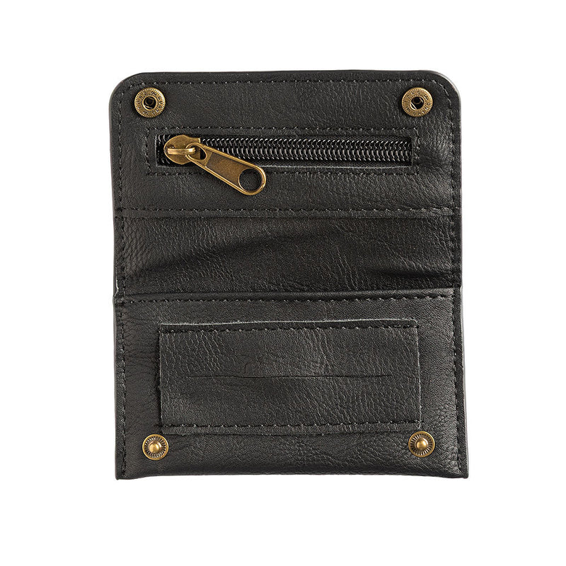 Mini Size Plain Black Tobacco Pouch