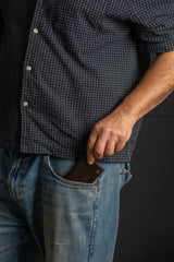 Mini Size Plain Brown Tobacco Pouch