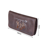Standard Size Feathers Embroidered Tobacco Pouch
