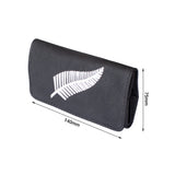 Standard Size New Zealand Fern Embroidered Tobacco Pouch