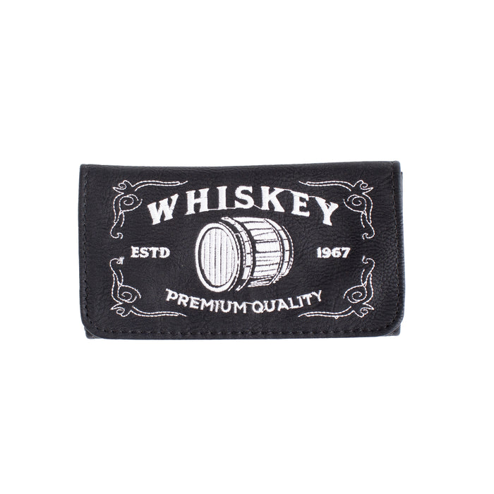 Standard Size Whisky Embroidered Tobacco Pouch