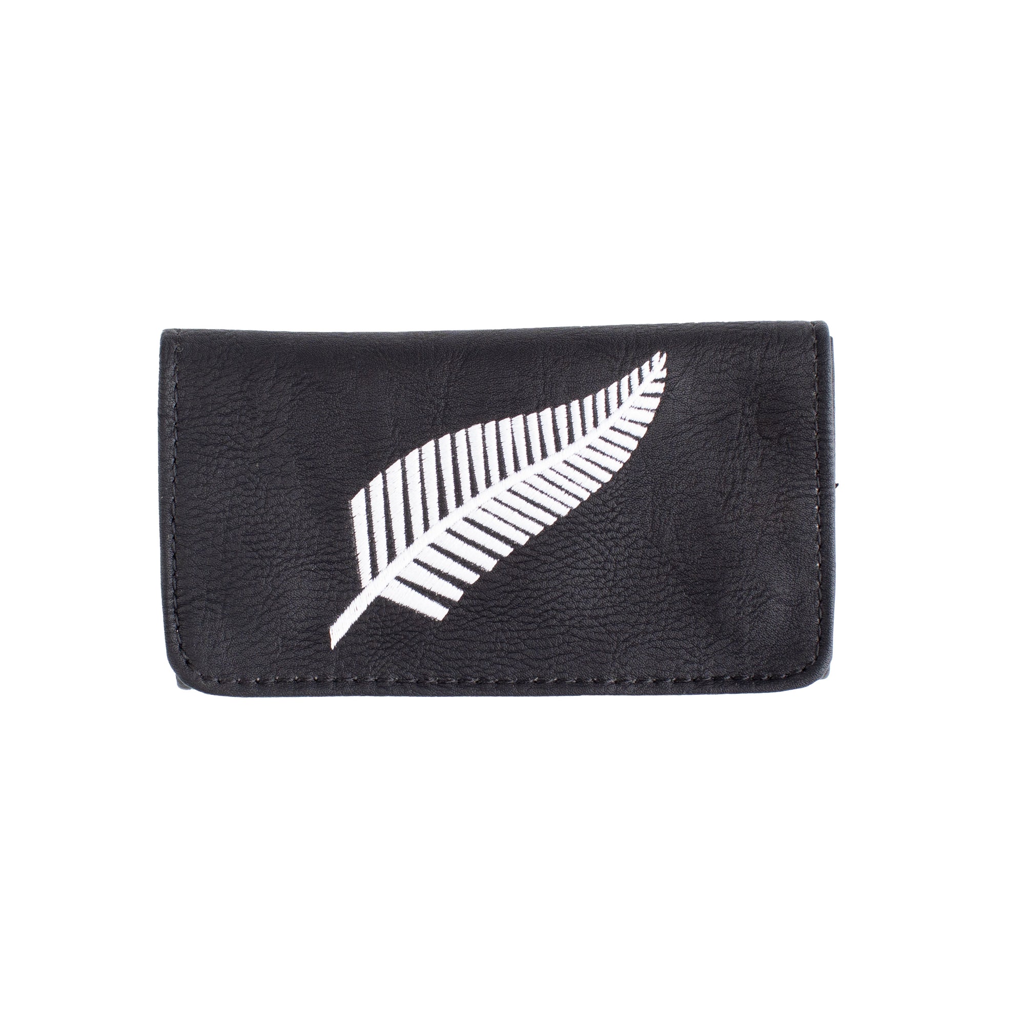 Standard Size New Zealand Fern Embroidered Tobacco Pouch
