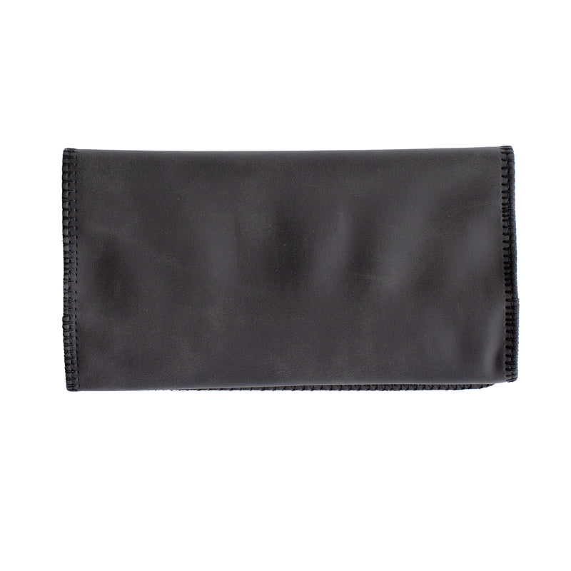King Size New Zealand Fern Embroidered Tobacco Pouch